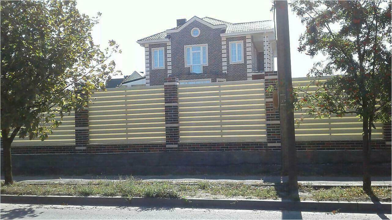 Забор из штакетника 115м фото2 в Нижнем Тагиле