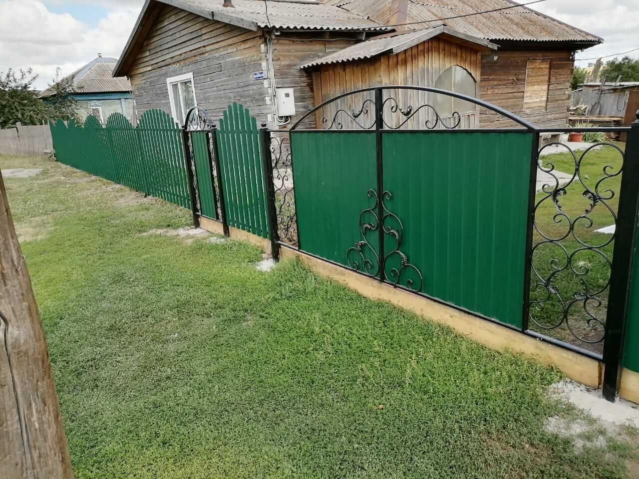 забор из штакетника Зеленый Мох фото5 в Нижнем Тагиле