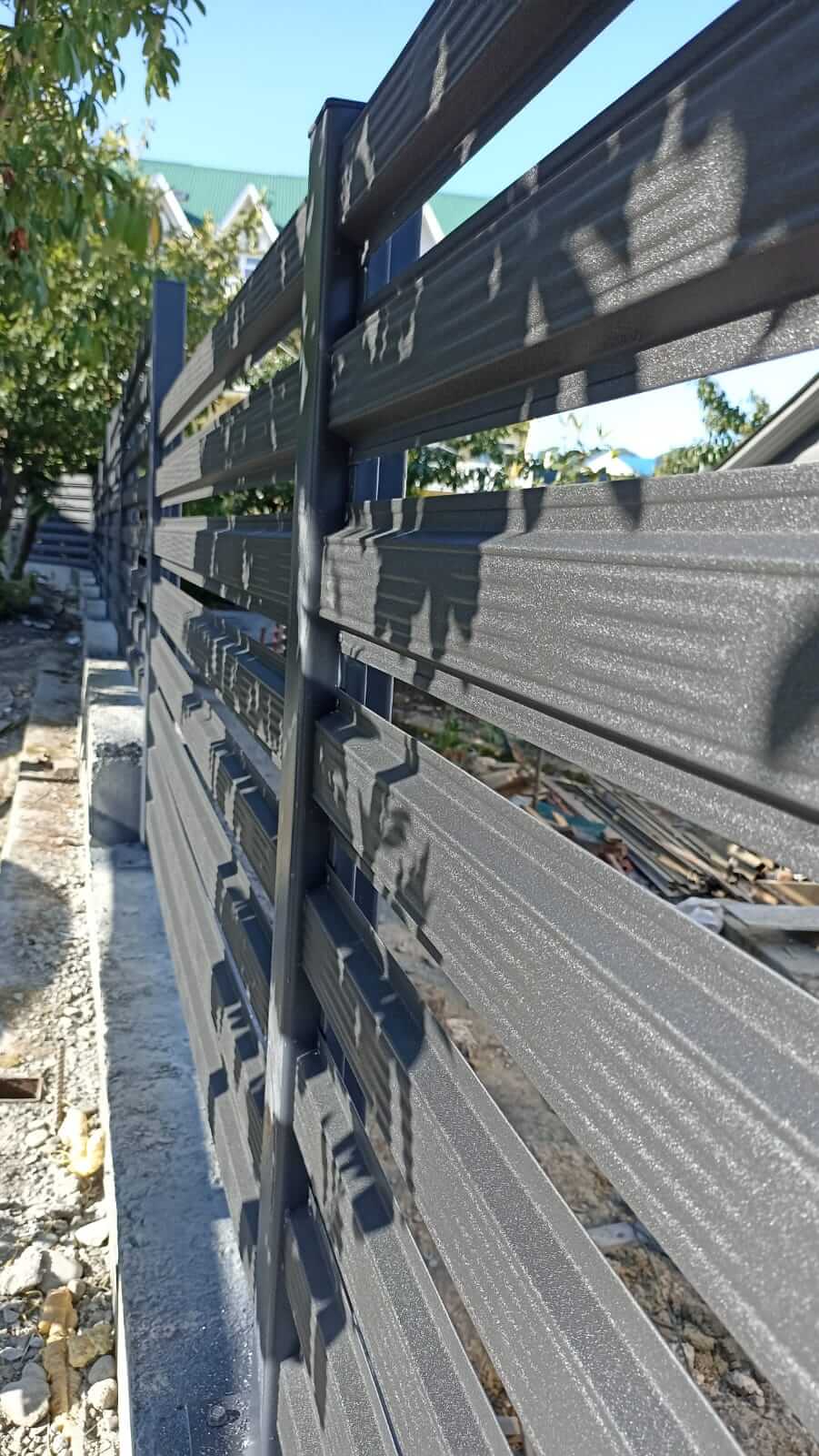 Забор из штакетника 90м RAL7024/7024 Серый Графит фото9 в Нижнем Тагиле