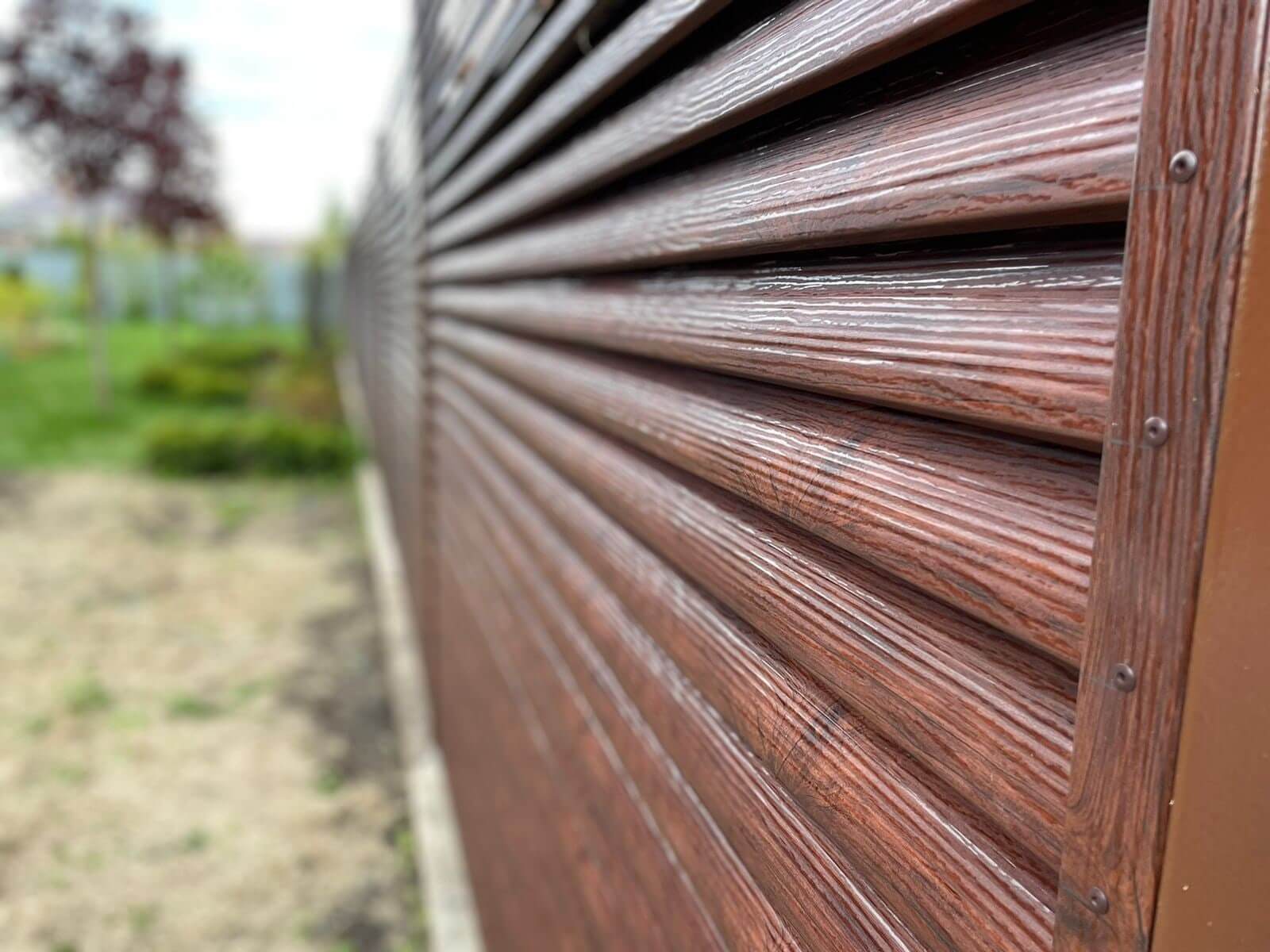 Забор-жалюзи SteelArt Античный дуб 2-х сторонний фото4 в Нижнем Тагиле