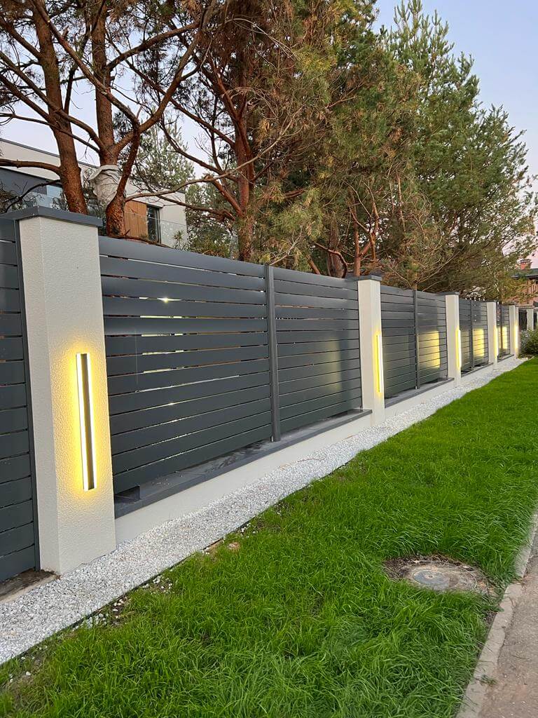 Забор-ранчо из металлопланкена 36м RAL7024 Серый Графит фото 13 в Нижнем Тагиле