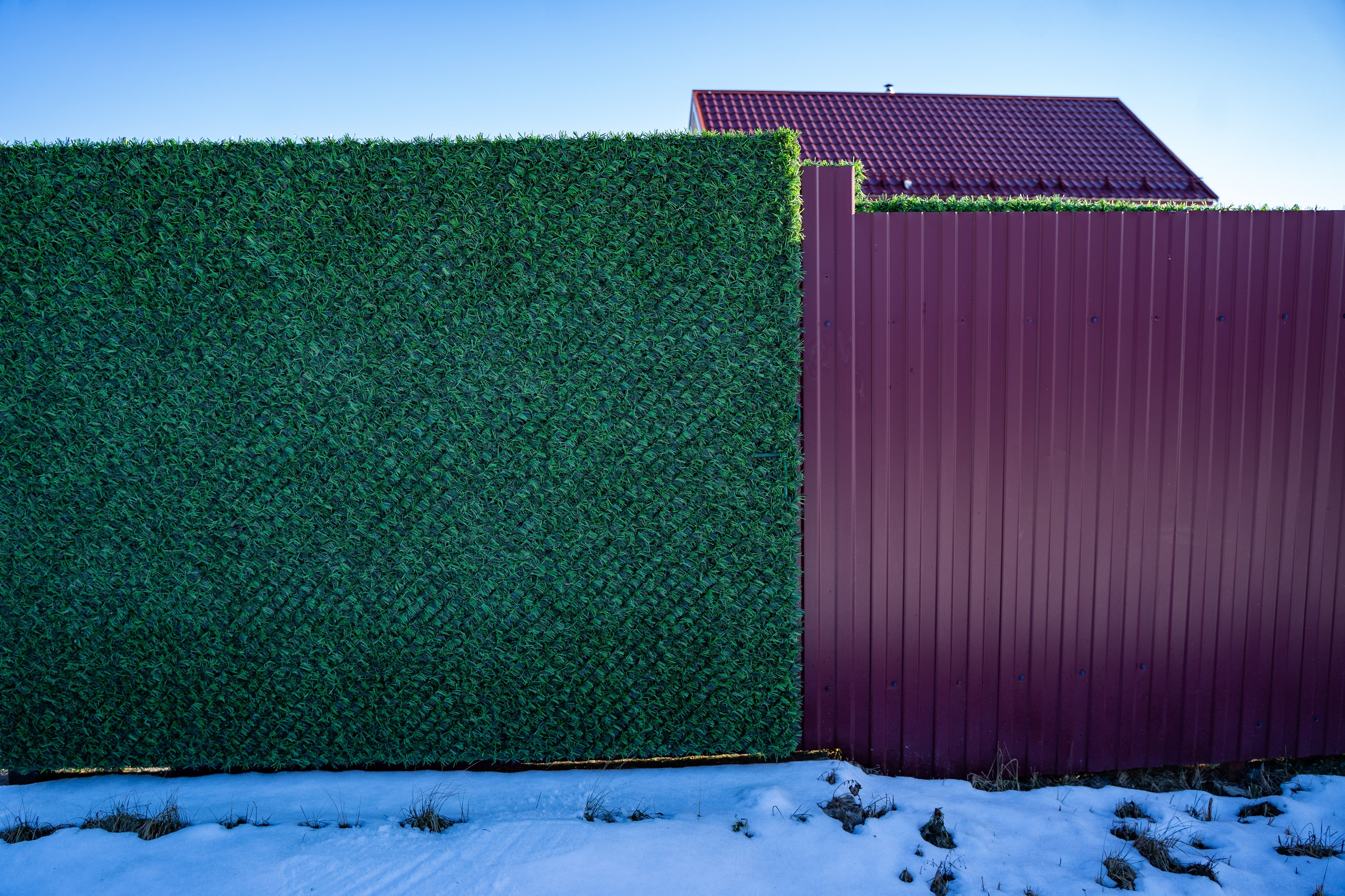 Вечнозеленый забор Grass Fence рулон 2м фото 2 в Нижнем Тагиле