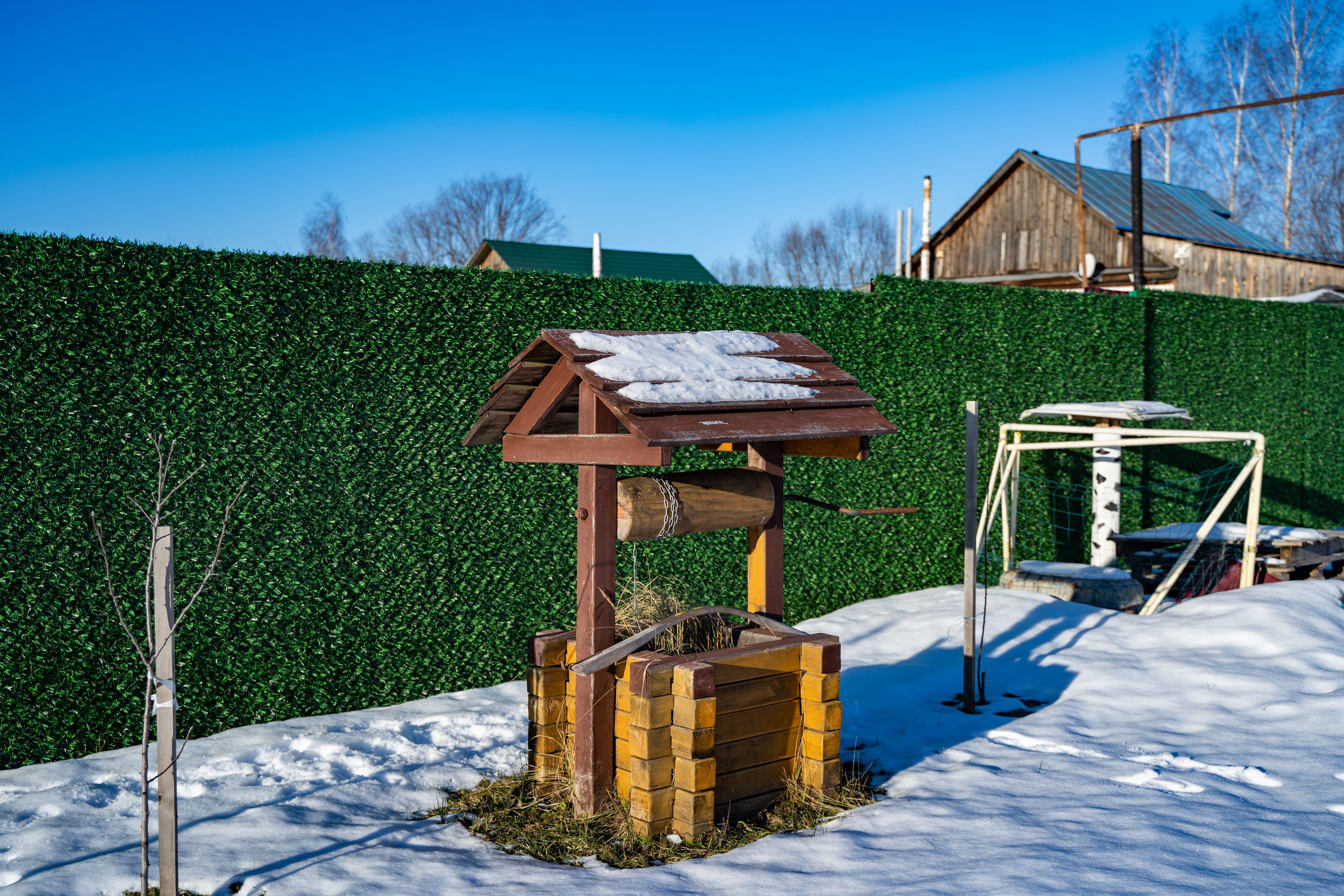 Вечнозеленый забор Grass Fence рулон 2м фото 7 в Нижнем Тагиле