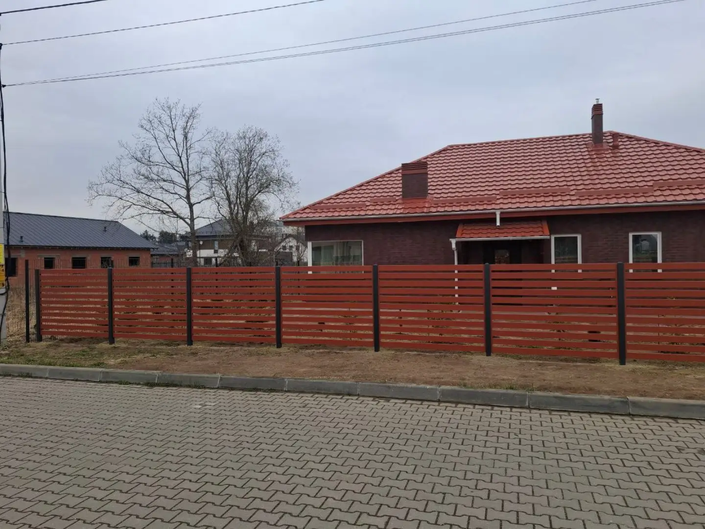 Забор-ранчо из металлопланкена 18м RAL8004 Терракотовый фото 3 в Нижнем Тагиле